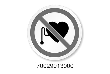 PROHI.SIGN PERSON WITH PACER product image