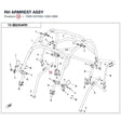 RH ARMREST ASSY product image