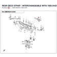 REAR DECO STRAP - INTERCHANGEABLE WITH  7000-043212-0YD00 product image