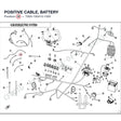 POSITIVE CABLE, BATTERY product image