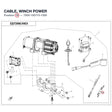 CABLE, WINCH POWER product image