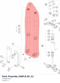 Diagram preview: Fork Freeride 250F/E-XC 21 (05188U4001)