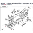 MOUNT 1, ENGINE - WHEN STOCK IS 0 THIS ITEM IS NO LONGER AVAILABLE product image