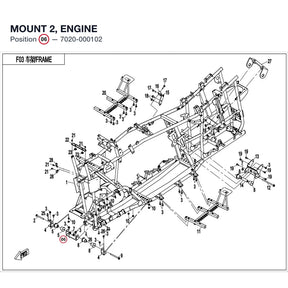 MOUNT 2, ENGINE product image