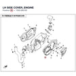 LH SIDE COVER, ENGINE product image