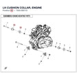 LH CUSHION COLLAR, ENGINE product image