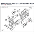 MIDDLE SPACER - WHEN STOCK IS 0 THIS ITEM IS NO LONGER AVAILABLE product image