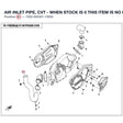 AIR INLET PIPE, CVT - WHEN STOCK IS 0 THIS ITEM IS NO LONGER AVAILABLE product image