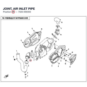 JOINT, AIR INLET PIPE product image