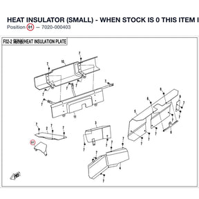 HEAT INSULATOR (SMALL) - WHEN STOCK IS 0 THIS ITEM IS NO LONGER AVAILABLE product image