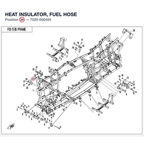 HEAT INSULATOR, FUEL HOSE product image