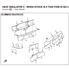 HEAT INSULATOR 3 - WHEN STOCK IS 0 THIS ITEM IS NO LONGER AVAILABLE product image