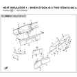 HEAT INSULATOR 1 - WHEN STOCK IS 0 THIS ITEM IS NO LONGER AVAILABLE product image