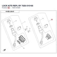 LOCK KITS REPL BY 7020-010100 product image