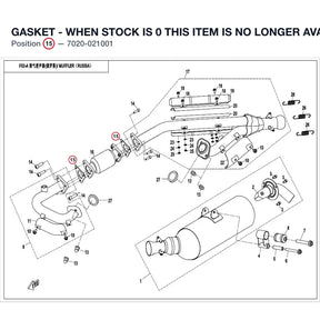 GASKET - WHEN STOCK IS 0 THIS ITEM IS NO LONGER AVAILABLE product image