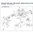 EXHAUST PIPE ASSY, TWO IN ONE - WHEN STOCK IS 0 THIS ITEM IS NO LONGER AVAILABLE product image