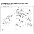 SPARK ARRESTOR REPL BY 7020-021320-10000 product image
