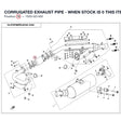 CORRUGATED EXHAUST PIPE - WHEN STOCK IS 0 THIS ITEM IS NO LONGER AVAILABLE product image