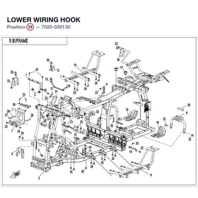 LOWER WIRING HOOK product image