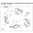 BRACKET, HEADLIGHT - WHEN STOCK IS 0 THIS ITEM IS NO LONGER AVAILABLE product image