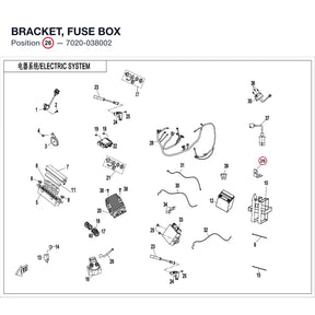 BRACKET, FUSE BOX product image