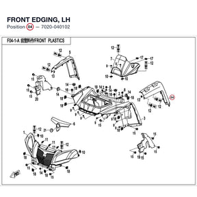 FRONT EDGING, LH product image