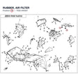 RUBBER, AIR FILTER product image