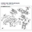 COVER, FUEL TANK FILLER product image