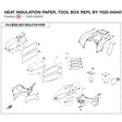HEAT INSULATION PAPER, TOOL BOX REPL BY 7020-040407-10000 product image
