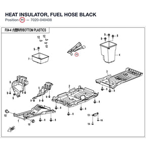 HEAT INSULATOR, FUEL HOSE product image
