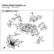 FRONT INNER FENDER, LH product image