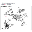 FRONT INNER FENDER, RH product image