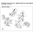 STEERING KNUCKLE, LH - WHEN STOCK IS 0 THIS ITEM IS NO LONGER AVAILABLE product image