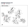 STEERING KNUCKLE, RH product image
