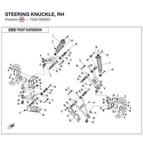 STEERING KNUCKLE, RH product image