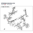 STEERING KNUCKLE, RH product image