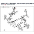 FRONT SHOCK ABSORBER ASSY REPL BY 7020-051600-30001 product image
