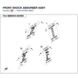 FRONT SHOCK ABSORBER ASSY product image