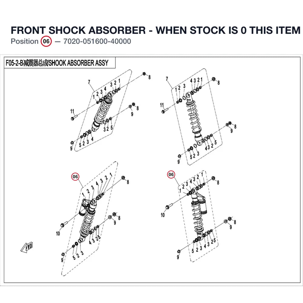 FRONT SHOCK ABSORBER - WHEN STOCK IS 0 THIS ITEM IS NO LONGER AVAILABLE product image