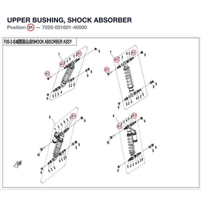 UPPER BUSHING, SHOCK ABSORBER product image