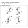 LOWER BUSHING, SHOCK ABSORBER product image