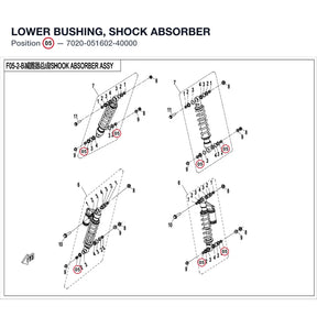 LOWER BUSHING, SHOCK ABSORBER product image