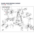 GUARD, REAR BEARING CARRIER product image