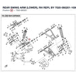 REAR SWING ARM (LOWER), RH REPL BY 7020-060201-10000 product image