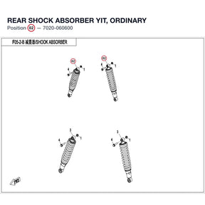 REAR SHOCK ABSORBER product image