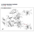 LH REAR BEARING CARRIER product image
