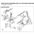 REAR SHOCK ABSORBER REPL BY 7020-061600-20000 product image