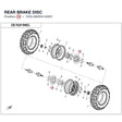 REAR BRAKE DISC product image