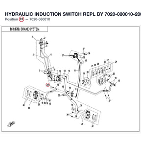 HYDRAULIC INDUCTION SWITCH REPL BY 7020-080010-20000 product image