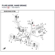 FLUID HOSE, HAND BRAKE product image